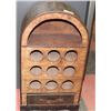 Image 1 : WINE RACK-HOLDS 9 BOTTLES, 17.5"X9"X31"