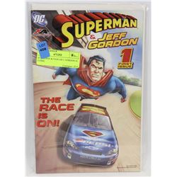 SUPERMAN & NASCAR J. GORDON #1 COMIC