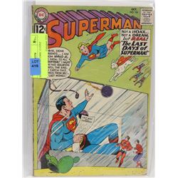 SUPERMAN #156 COMIC 12 CENT