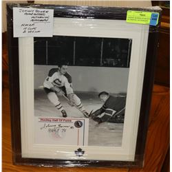 JOHNNY BOWER GUARANTEED AUTHENTIC AUTOGRAPH