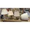 Image 1 : ESTATE LOT OF 4 ASSORTED LAMPS