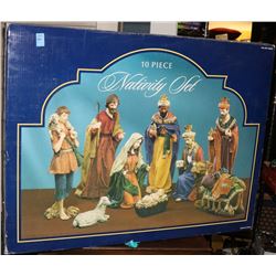10 PC NATIVITY SET