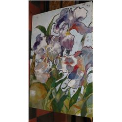 LARGE 60"X40" FLORAL CANVAS PICTURE