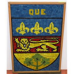 HANDMADE FOLK ART OF PROVINCIAL QUEBEC CREST