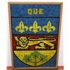 Image 1 : HANDMADE FOLK ART OF PROVINCIAL QUEBEC CREST