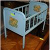 Image 1 : VINTAGE METAL DOLLS CRIB.