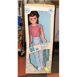 VINTAGE 84CM TALL WALKING DOLL ANOTHER MIGHTY STAR