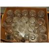 Image 1 : ESTATE LOT OF VINTAGE CANNING JARS AND MILK