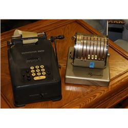 VINTAGE PAYMASTER CHEQUE WRITER WITH