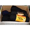 Image 1 : BOX OF MOSTLY BLACK YARN