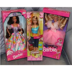 ESTATE LOT OF 3 ASSORTED BARBIES
