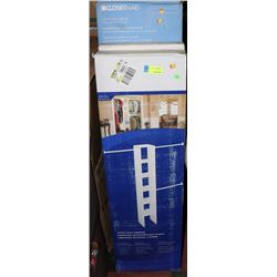 LOT OF 4 ASSORTED CLOSET ORGANIZERS