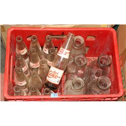 ESTATE CRATE OF VINTAGE DIET COCA COLA BOTTLES