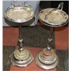 Image 1 : ESTATE LOT OF 2 VINTAGE FLOOR STANDING ASHTRAYS