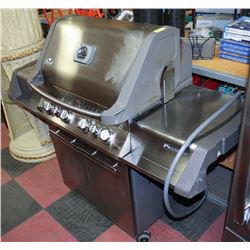NAPOLEON GAS BBQ WITH SIDE BURNER, ROTISSERIE