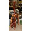 Image 1 : ESTATE LOT OF 3 WOOD CARVED GIRAFFES