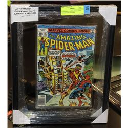 41 YEAR OLD SPIDERMAN COMIC SEALED AND FRAMED