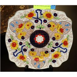 ART DECO PORCELAIN ART PLATE