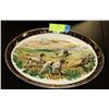 Image 1 : BIRD DOG GOLD TRIMMED PLATE, MADE IN ENGLAND