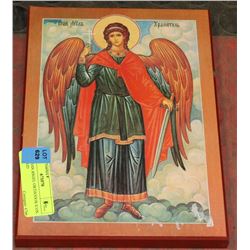 GUARDIAN ANGEL ORTHODOX ICON ON WOOD
