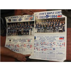 TWO 1991-1992, 1993-1994 ST. JOHN'S MAPLE LEAFS