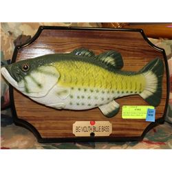 BIG MOUTH BILLY BATH SINGING MOVING WALL DISPLAY