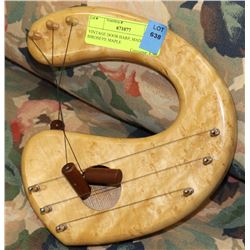 VINTAGE DOOR HARP, MADE OF BIRDSEYE MAPLE