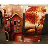 Image 1 : PAIR OF SHOWHOME CANVAS ART PICTURES