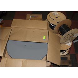 PALLET OF 5 PARTIAL ROLLS RB6 COAX CABLES &