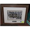 Image 1 : FRAMED PRINT "IN THE COMPANY OF WOLVES" BY