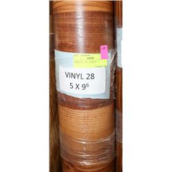 28) 5' X 9' 6" ROLL OF VINYL