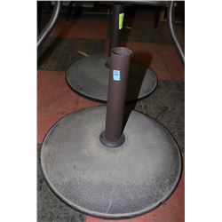 LOT OF 2 UMBRELLA STANDS ON CHOICE