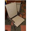 Image 1 : SET OF 2 FOLDING PATIO CHAIRS