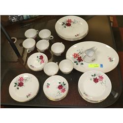 35PC RIDGEWAY ENGLISH STAFFORDSHIRE DISH SET