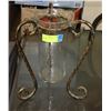 Image 1 : METAL AND GLASS VASE
