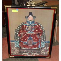 FRAMED JAPANESE MALE PRINT.