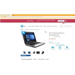 HP PROBOOK 640 G1 INTEL i5 LAPTOP WIN 10 PRO/1TB