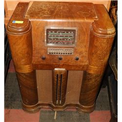 VINTAGE MARCONI CONSOLE RADIO AS IS