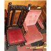Image 1 : LOT OF 2 VINTAGE CHAIRS