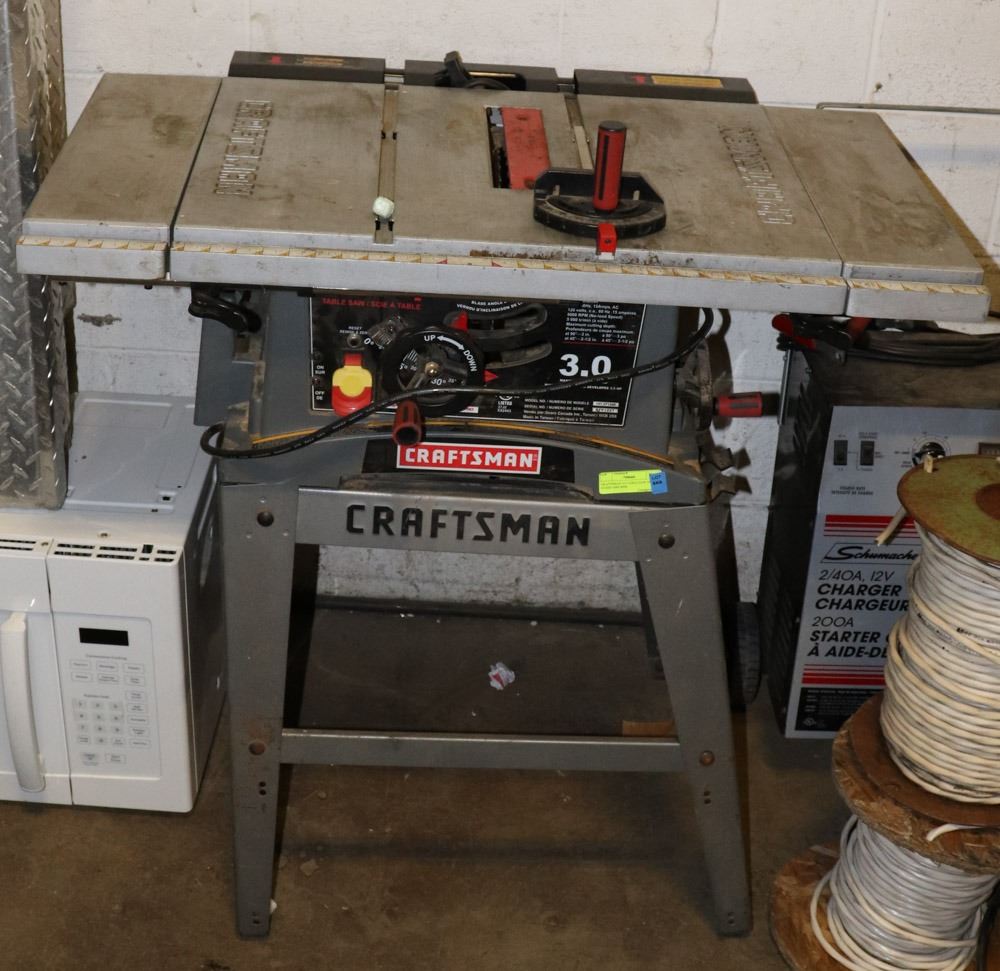 CRAFTSMAN 3.0 TABLE SAW ON STAND 5000 RPM