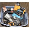 Image 1 : BIN OF ASSORTED AIR TOOLS