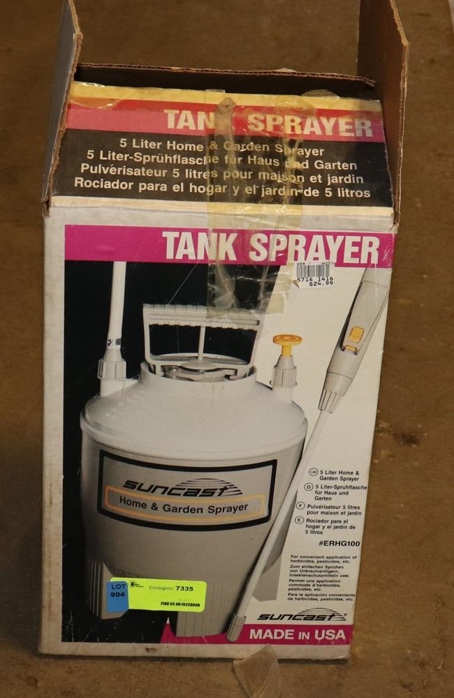SUNCAST HOME AND GARDEN SPRAYER