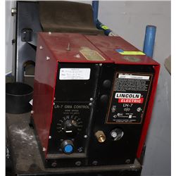 LINCOLN ELECTRIC LN-7 GMA WELDER AND BASE