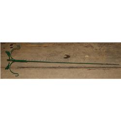 CAST IRON 4 TIER POT HOLDER. OUTDOOR