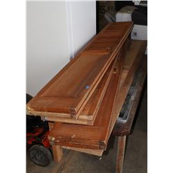 LOT OF ASSORTED VINTAGE CLOSET DOORS SOLD WITH