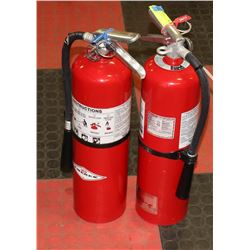 LOT OF TWO 10LB FIRE EXTINGUISHER.