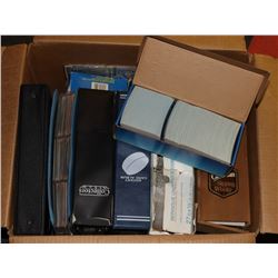 BOX OF ASSORTED HOCKEY CARDS