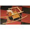 Image 1 : WOOD ROCKING HORSE