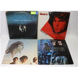 LOT OF 4-THE DOORS RECORDS