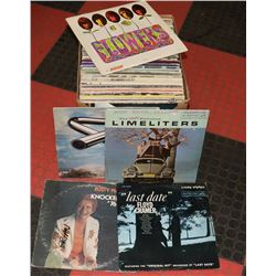 BOX OF MIXED RECORDS ROCK AND POP INCLUDING